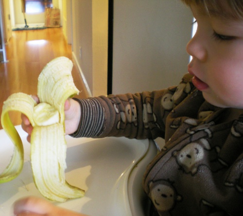 091212 Toddler Banana