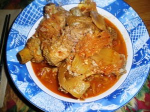Kimchi Jjigae with Pork Ribs