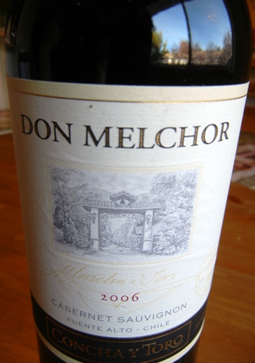 2008 Don Melchor Cabernet Savignon.