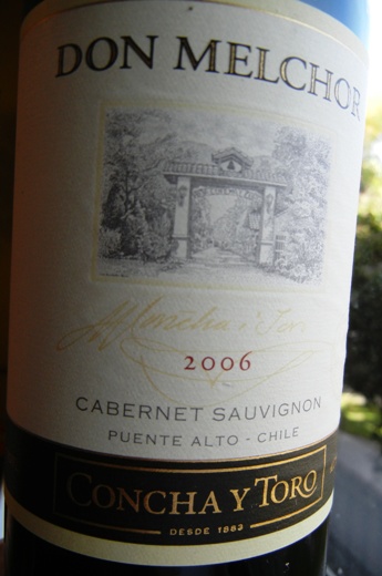 2008 Don Melchor Cabernet Savignon.