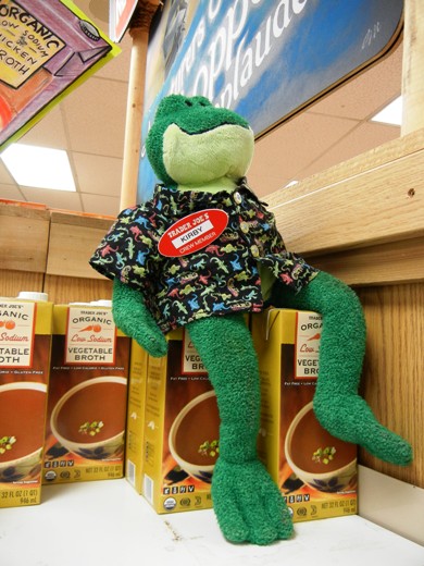 Trader Joe's mascot.