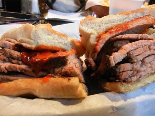Tri-tip sandwich.