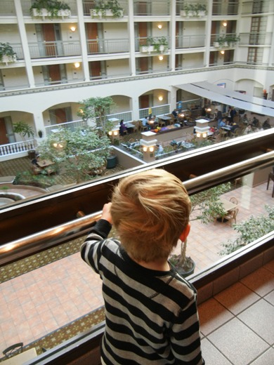 Heading to breakfast.