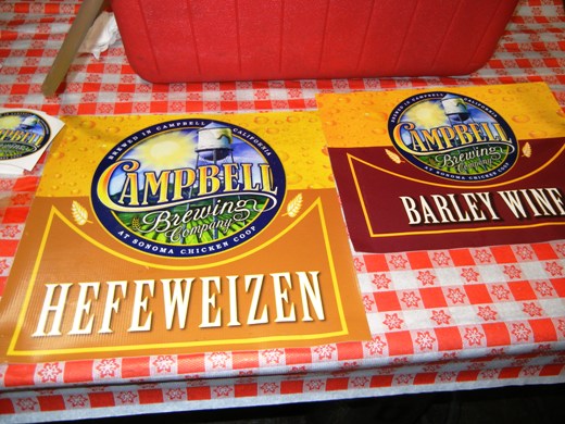 Campbell Brewing Company Hefeweizen.