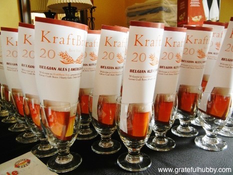 Glassware from the first KraftBrew Beer Fest