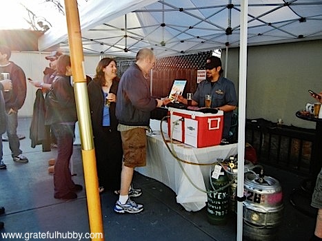 Rock Bottom Brewery pourings by brewer Larry Hoang at the inaugural San Jose Beerwalk in Japantown