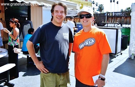 Rock Bottom Campbell Brewmaster Russell Clements (left) and Jack's Bar & Lounge Owner Jordan Trigg (right)