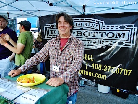 Russell Clements of Rock Bottom Campbell at the 2012 Better Brew Tasting Garden