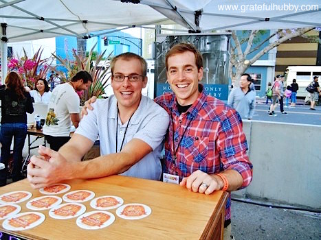 Kevin Clark (r) of Peter B's at the 2012 Better Brew Tasting Garden