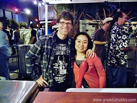 Volunteers and San Jose beer fans Kregg and Hiromi at the 2012 Better Brew Tasting Garden