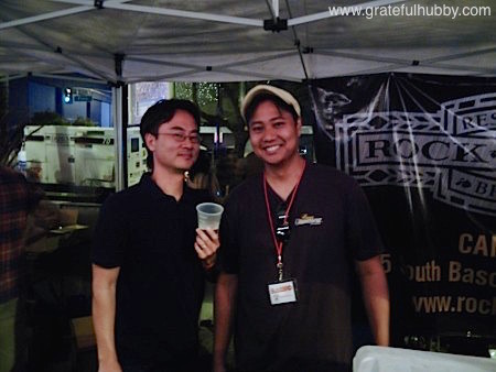 Yours truly and Peter Estaniel of BetterBeerBlog at the 2012 Better Brew Tasting Garden