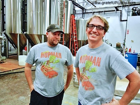 Steve Donohue and Hermitage Brewing Company Brewmaster Peter Licht