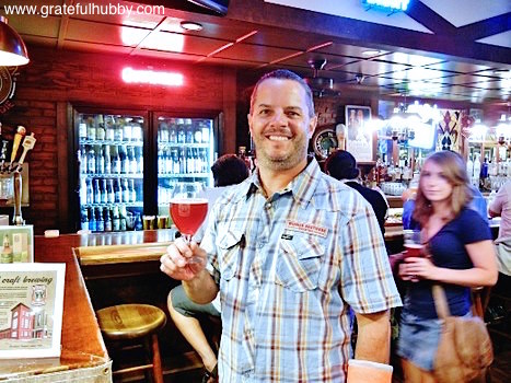 Mike McKee of Widmer Brothers at a recent Widmer pint night at Harry's Hofbrau in San Jose