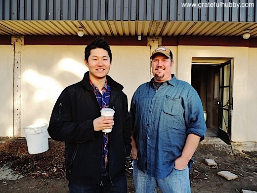 Owner Ted Kim (l) and executive chef Colby Reade (r) of soon-to-open Steins Beer Garden & Restaurant