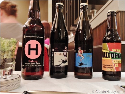 Scenes from Inaugural Beer-and-Food Pairing Event at Scott’s Seafood Mountain View Featuring Hermitage Brewing Company