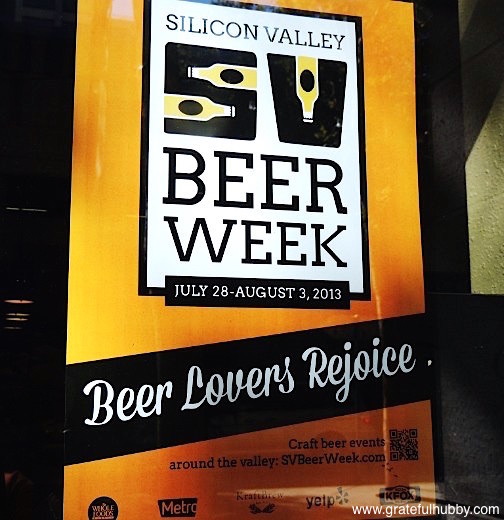 Poster of Silicon Valley Beer Week 2013, taking place from July 28 to Aug. 3