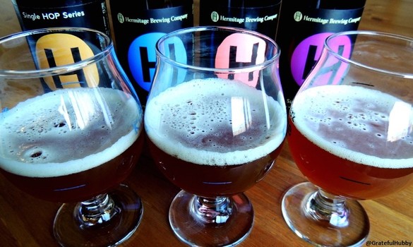 Beer Tasting: Hermitage Brewing Single Hop IPAs Citra, Mosaic, Galaxy & Polaris