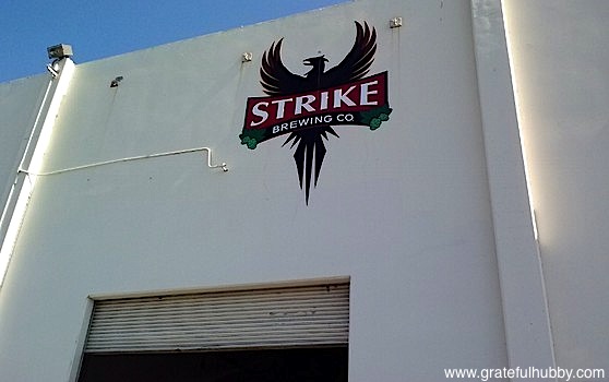 Strike Brewing Company Sign