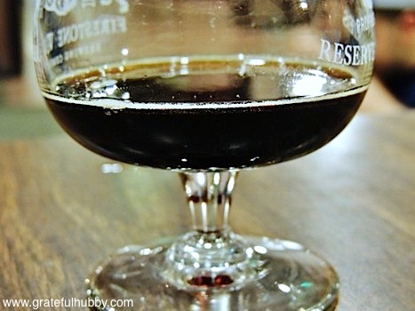Closeup of Parabola, a component beer of Firestone Walker XVII