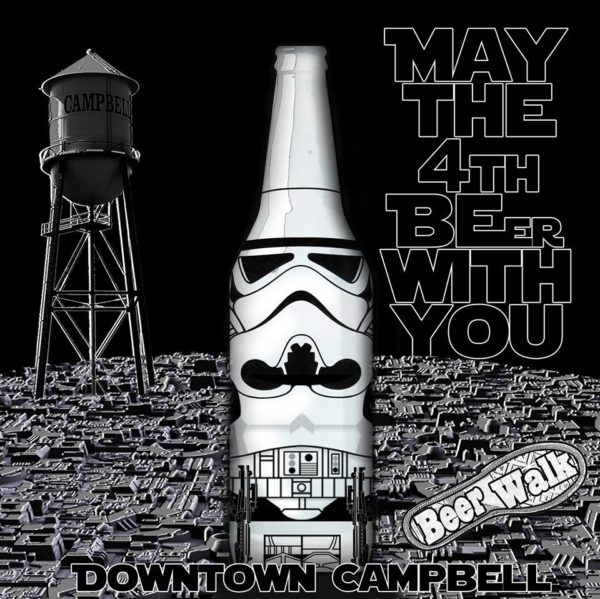 5th Annual Downtown Campbell Beerwalk: MAY THE 4TH BEer WITH YOU