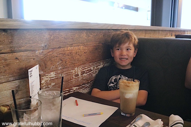 A kid who has recently discovered the joys of a root beer float