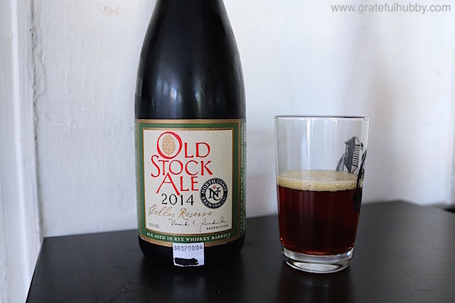 North Coast Brewing Old Stock Ale 2014 Cellar Reserve (Ale Aged in Rye Whiskey Barrels), 13.75% ABV