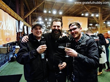 Rudy Kuhn (center) and friends at the 2013 SF Beer Week opening gala