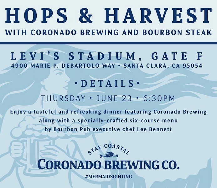Bourbon Pub Hosts upcoming Hops & Harvest Beer Dinner featuring Coronado Brewing Co