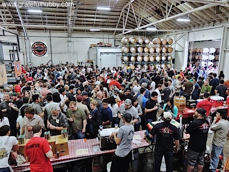 Silicon Valley beer fans increasingly thirsty for good beer (photo taken at the recent Meet the Brewers fest at Hermitage Brewing Company)