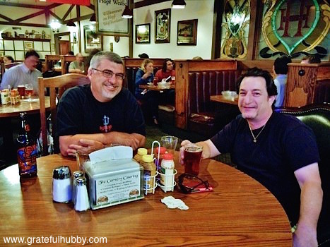 South Bay beer enthusiasts Antony and Joe at a recent pint night at Harry's Hofbrau San Jose