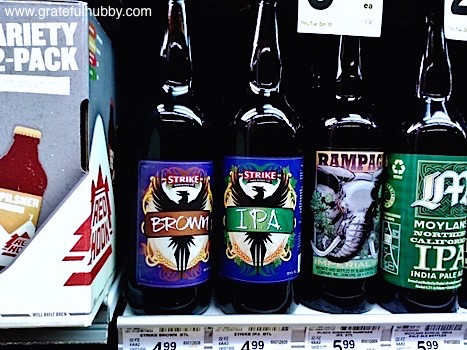 Strike Brewing Company Brown and IPA spotted at a local Safeway store