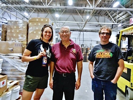 Strike Brewing Company's Jenny Lewis and Ron Manabe and Peter Licht of Tied House and Hermitage Brewing Company