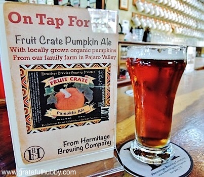 This glass of the Hermitage Brewing Company Fruit Crate Pumpkin Ale was from last year's inaugural batch
