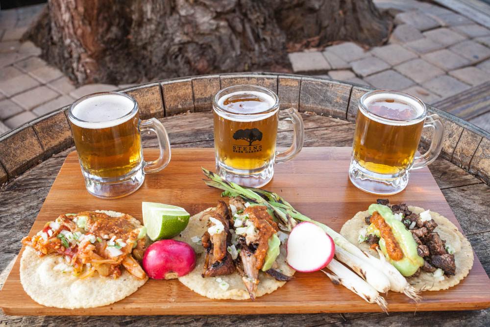 Taco and Beer Pairing Event at Steins Beer Garden & Restaurant