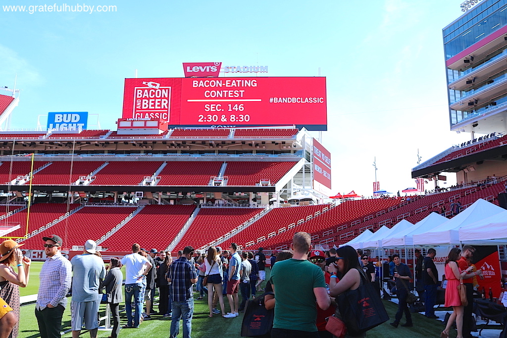 Scene from last year's Bacon and Beer Classic at Levi's Stadium