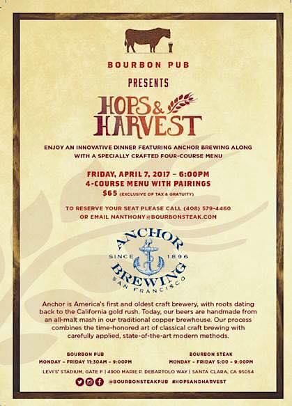 Bourbon Pub Presents Hops & Harvest Beer Dinner Featuring Anchor Brewing