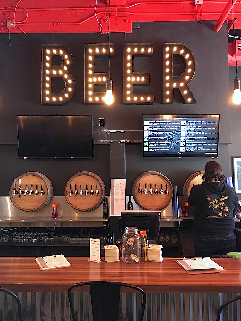 Scenes from Golden State Brew & Grill in Downtown Gilroy, Feb. 2018