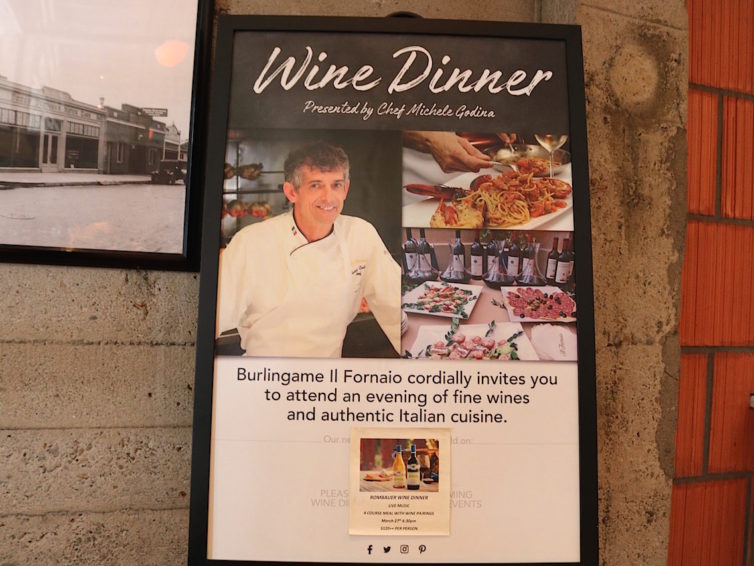 Il Fornaio Burlingame Presents Rombauer Vineyards Wine Dinner