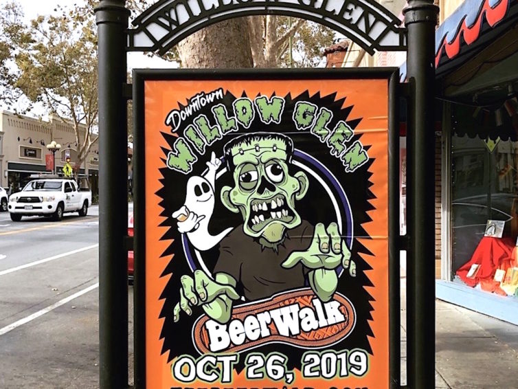 2019 Halloween Edition Beerwalk in Downtown Willow Glen